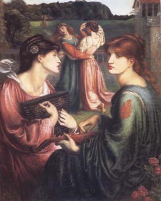 Dante Gabriel Rossetti The Bower Meadow (mk28) china oil painting image